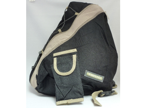 RUGZAK MANHATTAN (ZWART / BEIGE)
