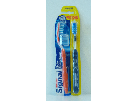 SIGNAL TANDENBORSTEL 2 ST SOIN BLANCHEUR MEDIUM