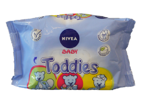 NIVEA BABY WIPES TODDIES 60 ST
