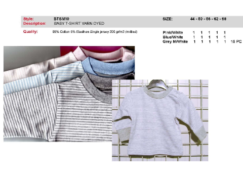 KLEDING: BABY T-SHIRT