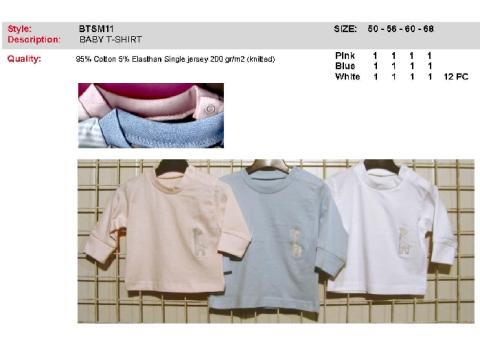 KLEDING: BABY T-SHIRT