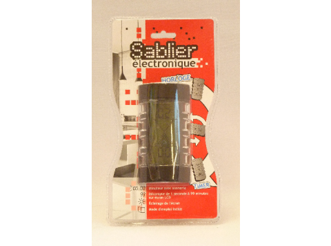 HORLOGE EN ZANDLOPER 2 IN 1