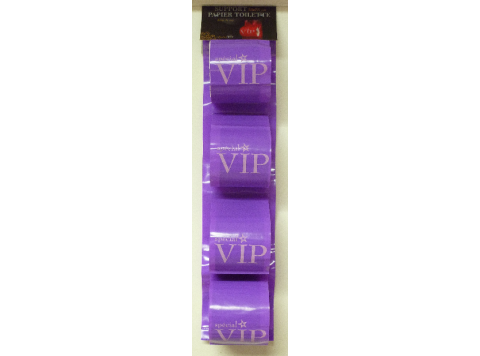 TOILETROLHOUDER VIP VOOR 4 ROLLEN (6 KLEUREN)
