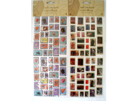 MINI STICKERS POSTZEGELS