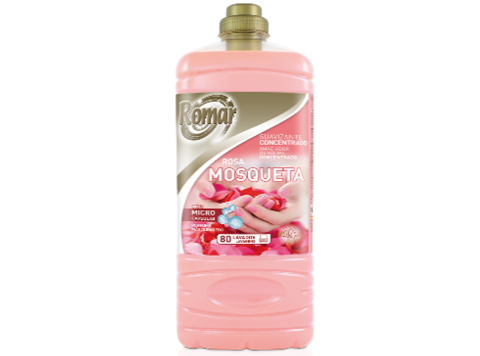 ROMAR SOFT WASVERZACHTER 2L ROSA EGLANTIER 72 WASBEURTEN