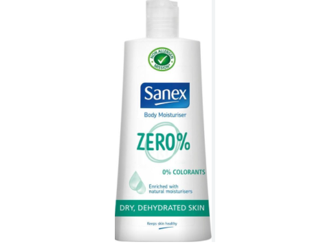 SANEX BODY LOTION 250ML ZERO% DROGE GEDEHYDRATEERDE HUID