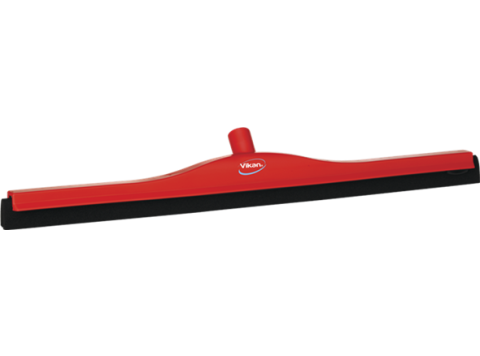VIKAN VLOERWISSER ROOD 700X50X100MM VERSTERKT POLIPROPYLEEN - ZWART RUBBER