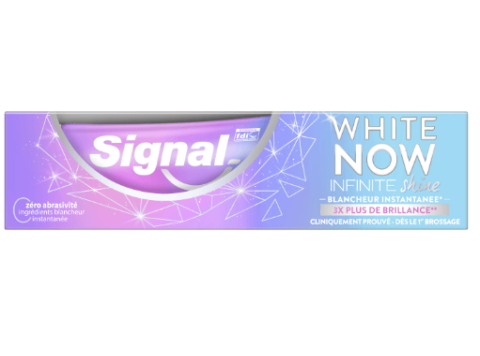 SIGNAL TANDPASTA 75ML WHITE NOW INFINITE SHINE