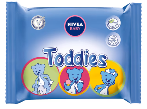 NIVEA BABY DUO WIPES TODDIES