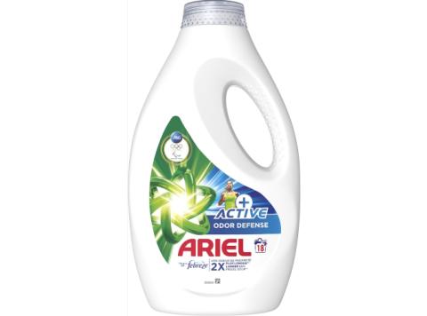 ARIEL VLOEIBAAR WASMIDDEL 810ML 18SC ACTIVE ODOR DEFENSE FEBREZE