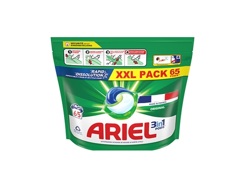 ARIEL 3IN1 PODS ORIGINAL 65 PCS XXL PACK