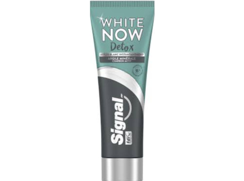 SIGNAL TANDPASTA WHITE NOW DETOX CHARCOAL 75ML