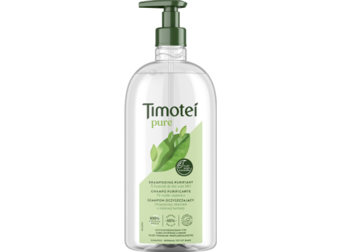 TIMOTEI SHAMPOOING PURIFIANT AVEC POMPE 750ML THE VERT