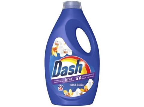 DASH LESSIVE LIQUIDE AMBRE & ORCHIDEE 26SC 1170ML