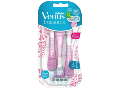 GILLETTE VENUS TREASURES WEGWERPSCHEERMESJES 3ST 3-MES