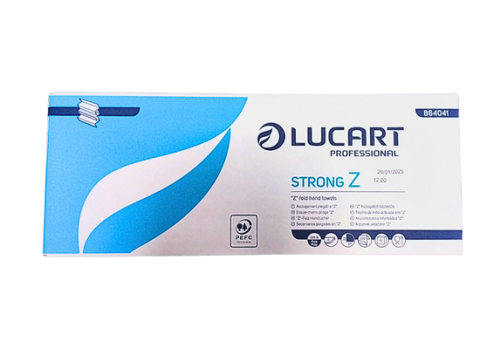 HANDDOEK STRONG LUCART Z-Z VOUW 2-L HOOGWIT 15x200 ST 22,5 CM X 24 CM