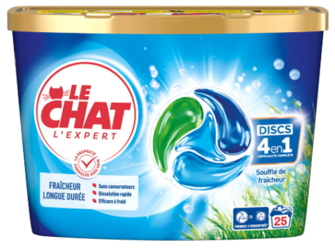 LE CHAT PODS L'EXPERT SOUFFLE DE FRAICHEUR 25PCS