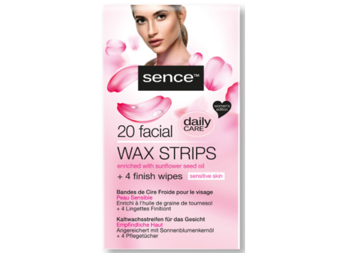SENCE WAX STRIPS GEZICHT 20ST KAMILLE EN BLOEMENOLIE