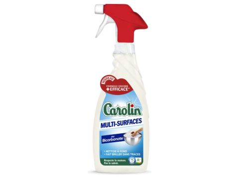 CAROLIN SPRAY MULTI SURFACES BICARBONATE 650ML