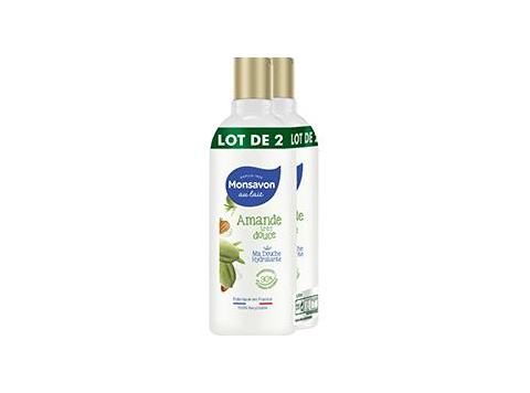 MONSAVON DOUCHE AMANDE LOT DE 2 X 300ML