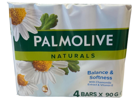 PALMOLIVE ZEEPBLOK BALANCE & SOFTNESS 4X90G CHAMOMILE EXTRACT & VITAMIN E