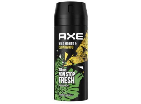 AXE DEODORANT SPRAY WILD MOJITO & CEDARWOOD 150ML