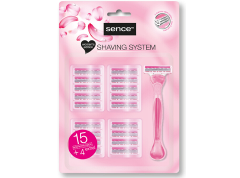 SENCE SCHEERMESJES TRIPLE BLADE 15+4 STUKS