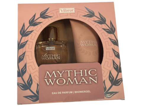 VIBEZZ GIFTSET MYTHIC WOMAN EAU DE PARFUM 50ML + SHOWERGEL 100ML