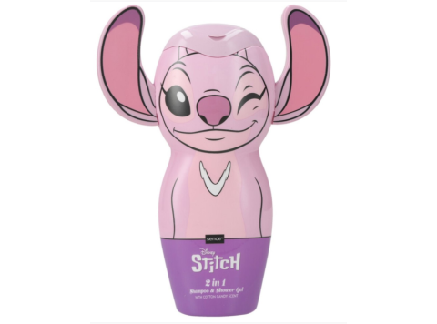 DISNEY STITCH ANGEL 2IN1 SHAMPOO & DOUCHEGEL 300ML 3D