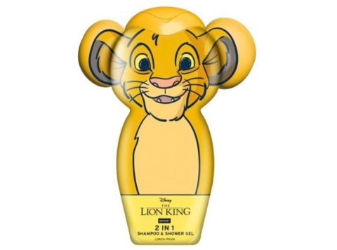 DISNEY SIMBA 2IN1 SHAMPOO & DOUCHEGEL 300ML 3D