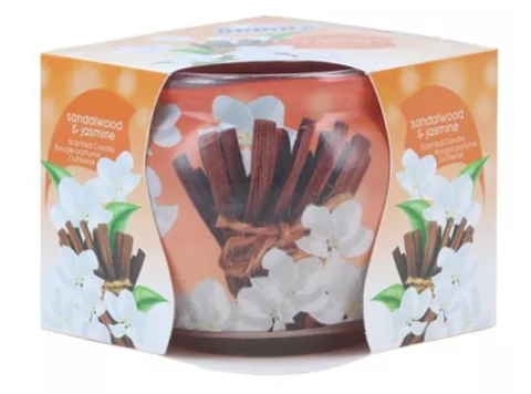 AT HOME SCENTS GEURKAARS 70GR SANDALWOOD & JASMIN