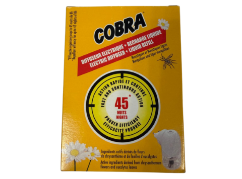 COBRA ELEKTRISCHE DIFFUSER + LIQUID REFILL 30ML MUG