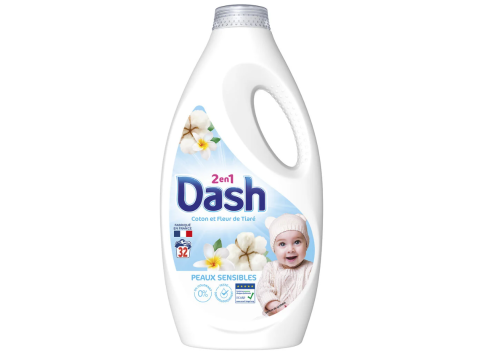 DASH VLOEIBAAR WASMIDDEL COTON & FLEUR DE TIARE 32SC 1440ML