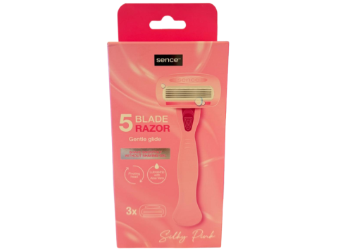 SENCE 1 SCHEERMES + 3 REFILL MESJES 5 BLADES