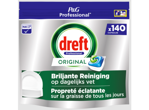 DREFT PROFESSIONAL VAATWASTABS ORIGINAL 140PCS