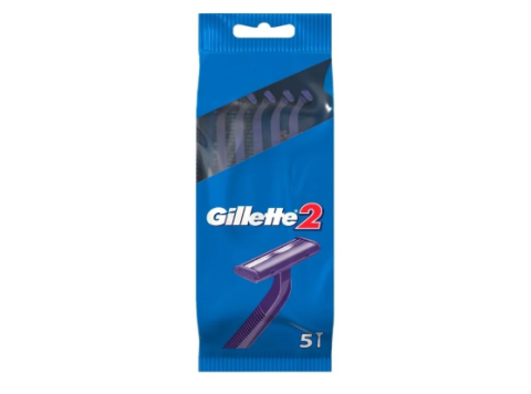 GILETTE 2 WEGWERPMESJES 5PCS