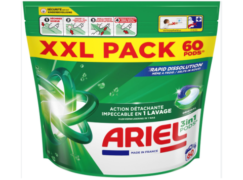 ARIEL WASMIDDEL PODS 60ST 3IN1 ORIGINAL