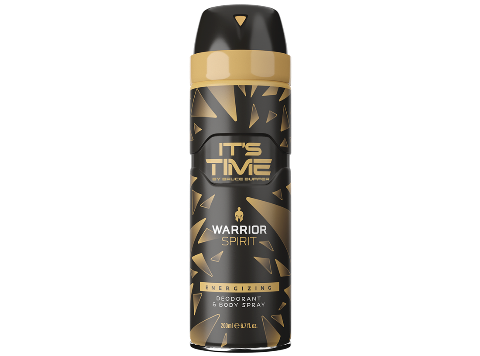 ITS TIME DEODORANT 200ML WARRIOR SPIRIT