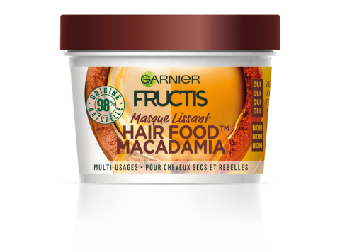 GARNIER FRUCTIS HAARMASKER 390ML HAIR FOOD MACADAMIA