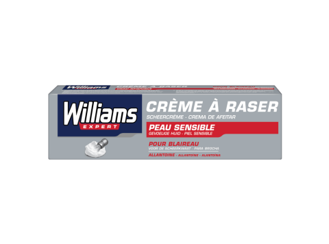 WILLIAMS SCHEERCREME 100ML GEVOELIGE HUID VOOR DE SCHEERKWAST