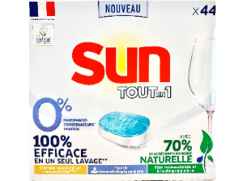 SUN VAATWASTABLETTEN 44 TABS TOUT EN 1