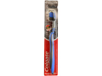 COLGATE TANDENBORSTEL ZIG ZAG CHARCOAL MEDIUM