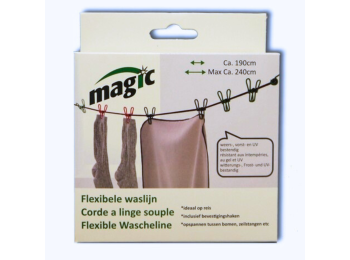 MAGIC FLEXIBELE WASLIJN 190-240 CM
