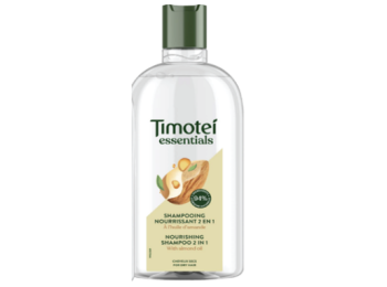 TIMOTEI SHAMPOO 750ML 2 IN 1 MET AMANDELOLIE VOOR DROOG HAAR