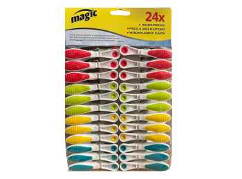 MAGIC WASKNIJPERS PVC 24 ST