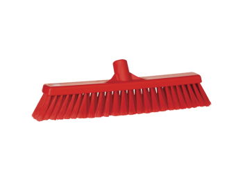 VIKAN VEEGBORSTEL ZACHT ROOD 400x46x130 MM