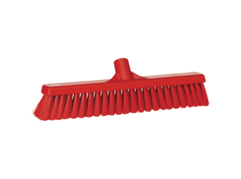 VIKAN VEEGBORSTEL MEDIUM ROOD 400x48x125 MM