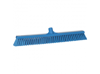 VIKAN VEEGBORSTEL ZACHT & HARD BLAUW 590x45x135 MM