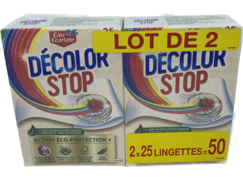 DECOLOR STOP LOT DE 2 X 25 DOEKJES ACTION ECO PROTECTION