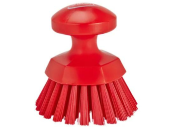 VIKAN WERKBORSTEL ROND HARD ROOD O125x95 MM